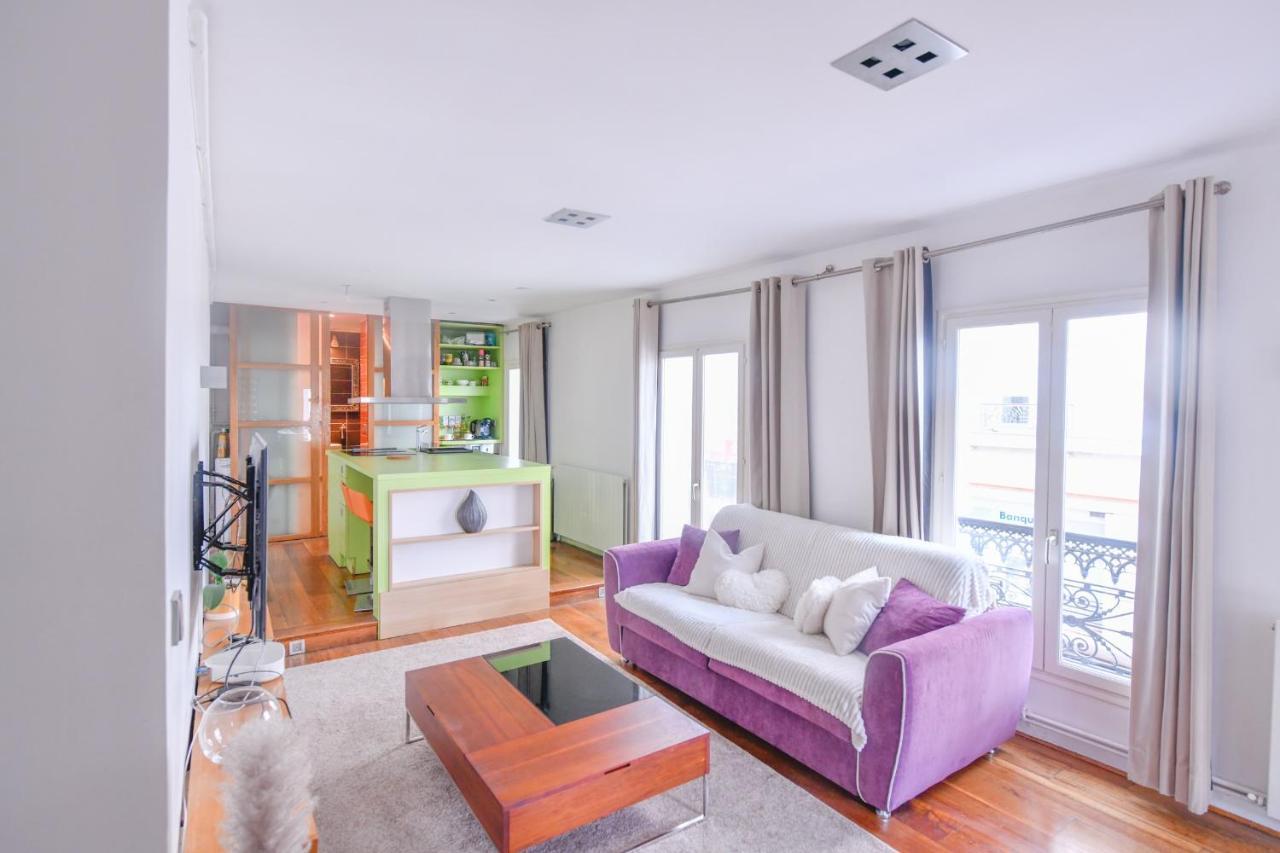 Apartamento Loft Lumineux Hyper Centre Vincennes Rer A 5 Min - Parking Gratuit Exterior foto
